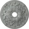 Ekena Millwork Jamie Ceiling Medallion (Fits Canopies up to 3 7/8"), 23 5/8"OD x 3 7/8"ID x 2 1/8"P, Primed White CM23JA - alternate 1